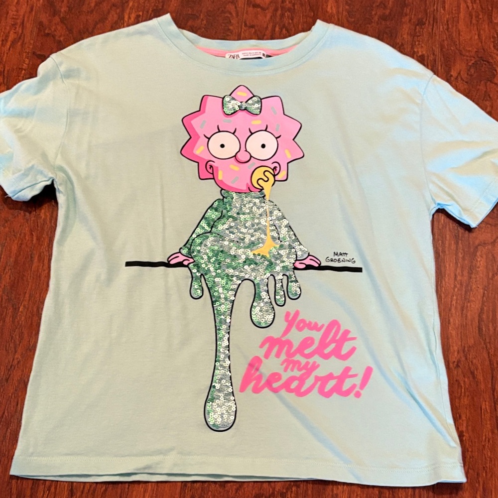 ZARA The Simpsons tee shirt